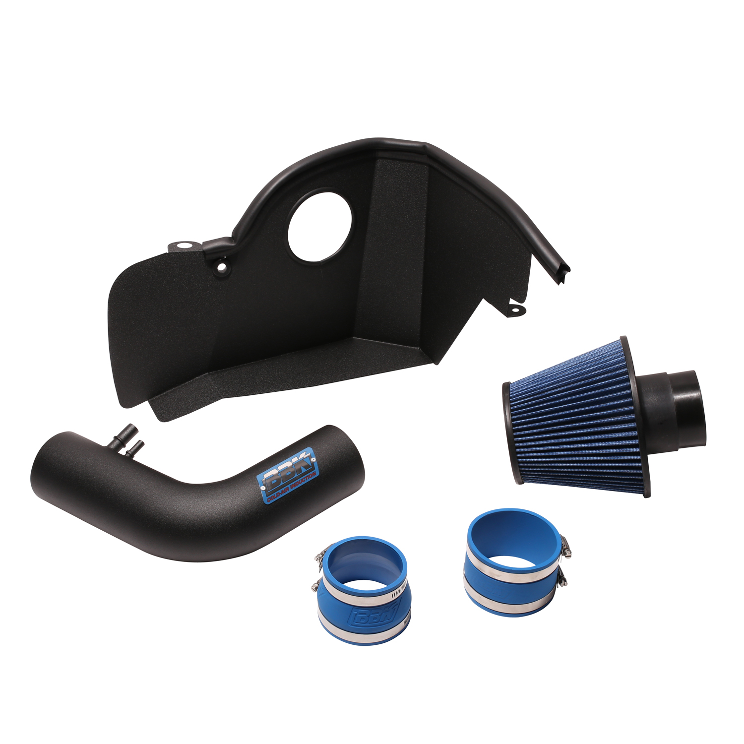 BBK MUSTANG 3.7L COLD AIR INDUCTION SYSTEM (BLACKOUT)
